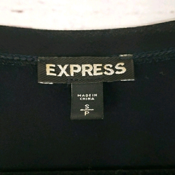 EXPRESS Sequined Sleeveless Top Black Size S - Picture 3 of 7